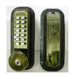 Lockey 2210KO Mechanical Digital Deadbolt Door Lock With Key Override